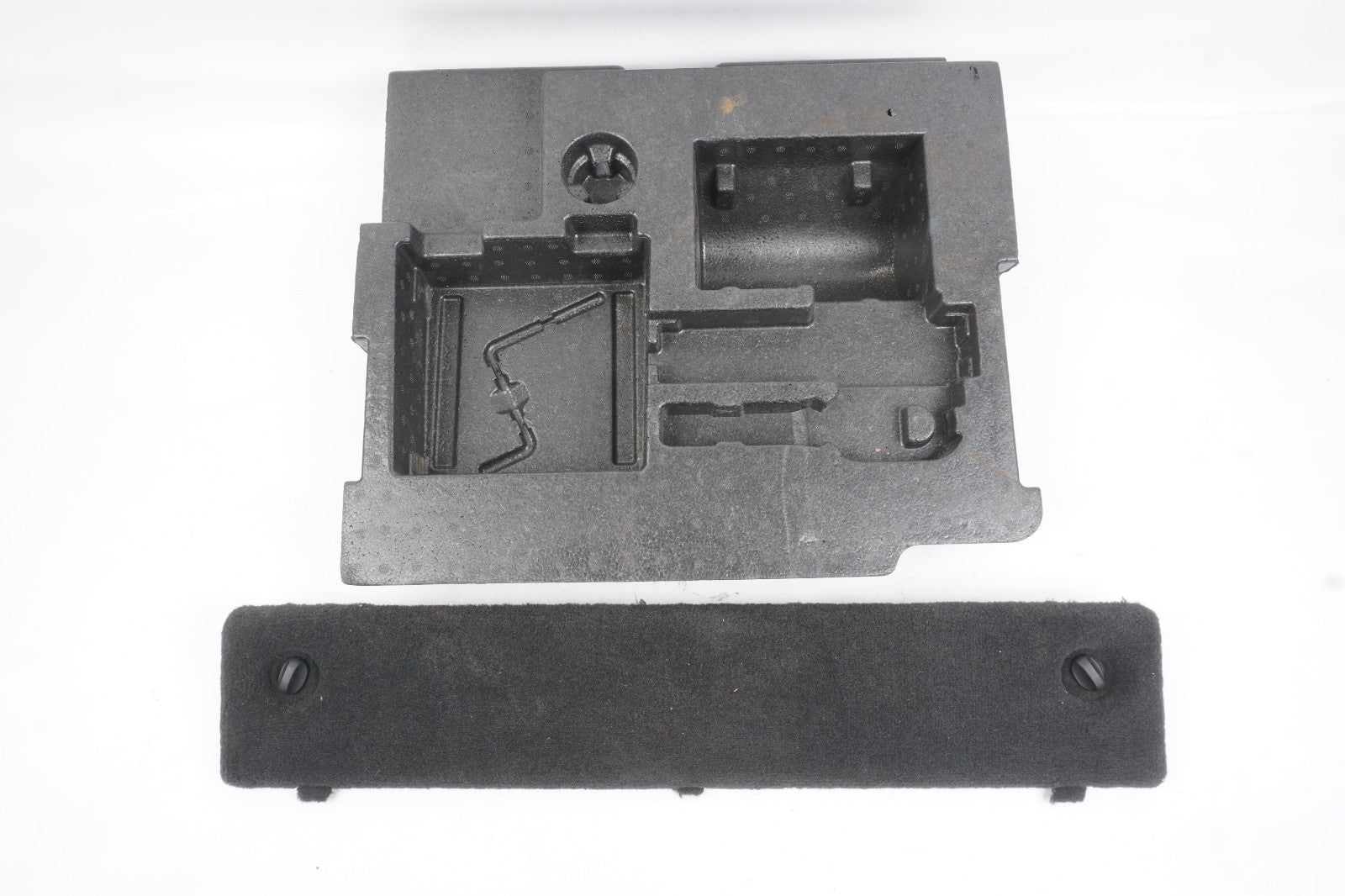 10-16 Porsche Panamera S Air Compressor Emergency Spare Tool Foam Cover OEM
