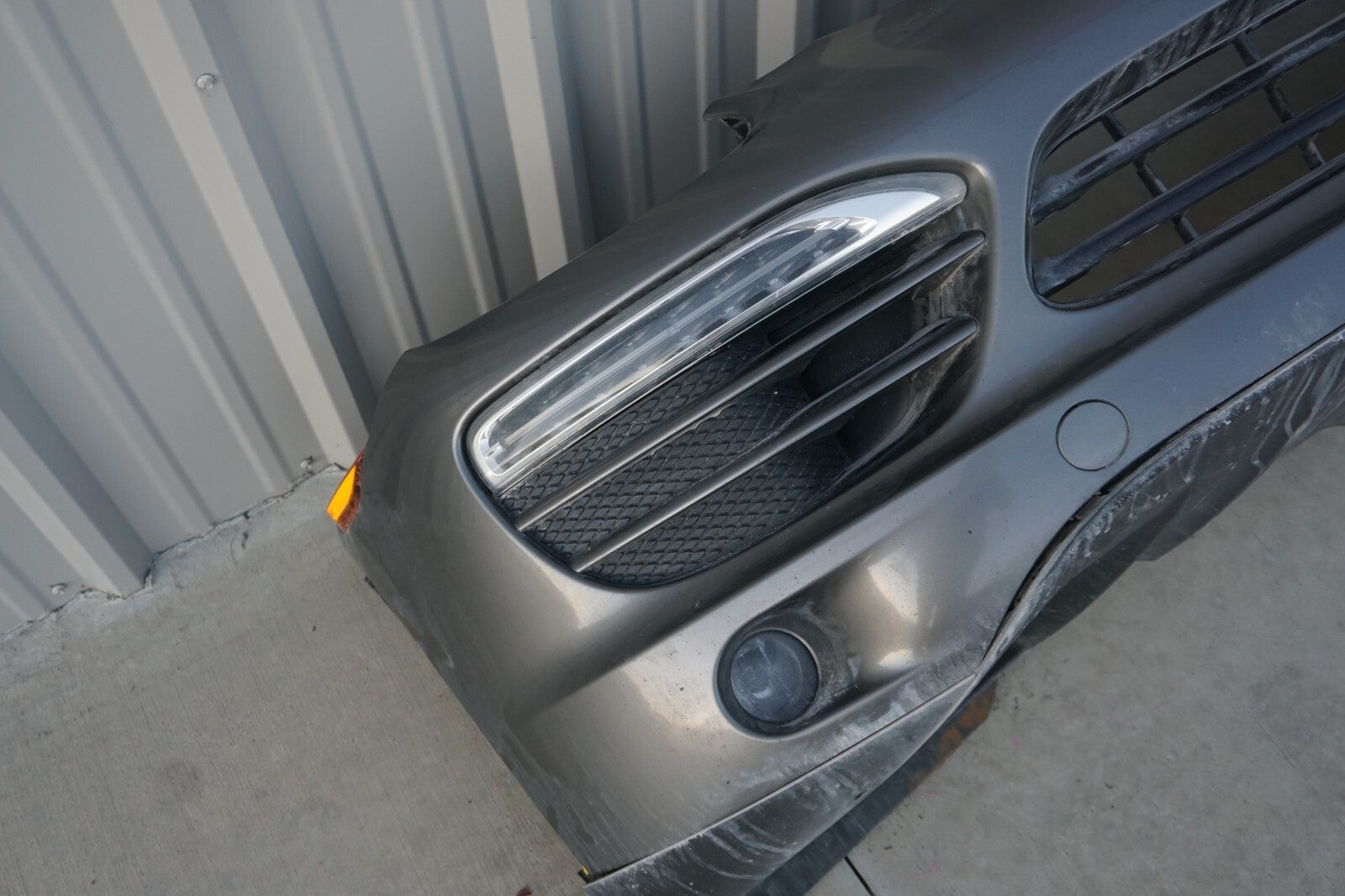 2011-2014 Porsche Cayenne 958 Front Bumper Cover Gray OEM