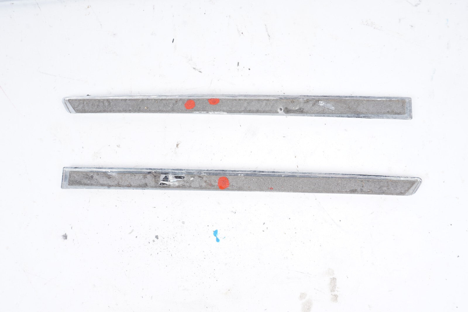 11-17 Mercedes E350 E550 Convertible Quarter and Fender Chrome Molding SET OEM