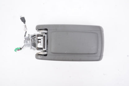 2005 - 2011 Audi A6 Center Console Gray Leather Armrest Lid Cover Storage OEM