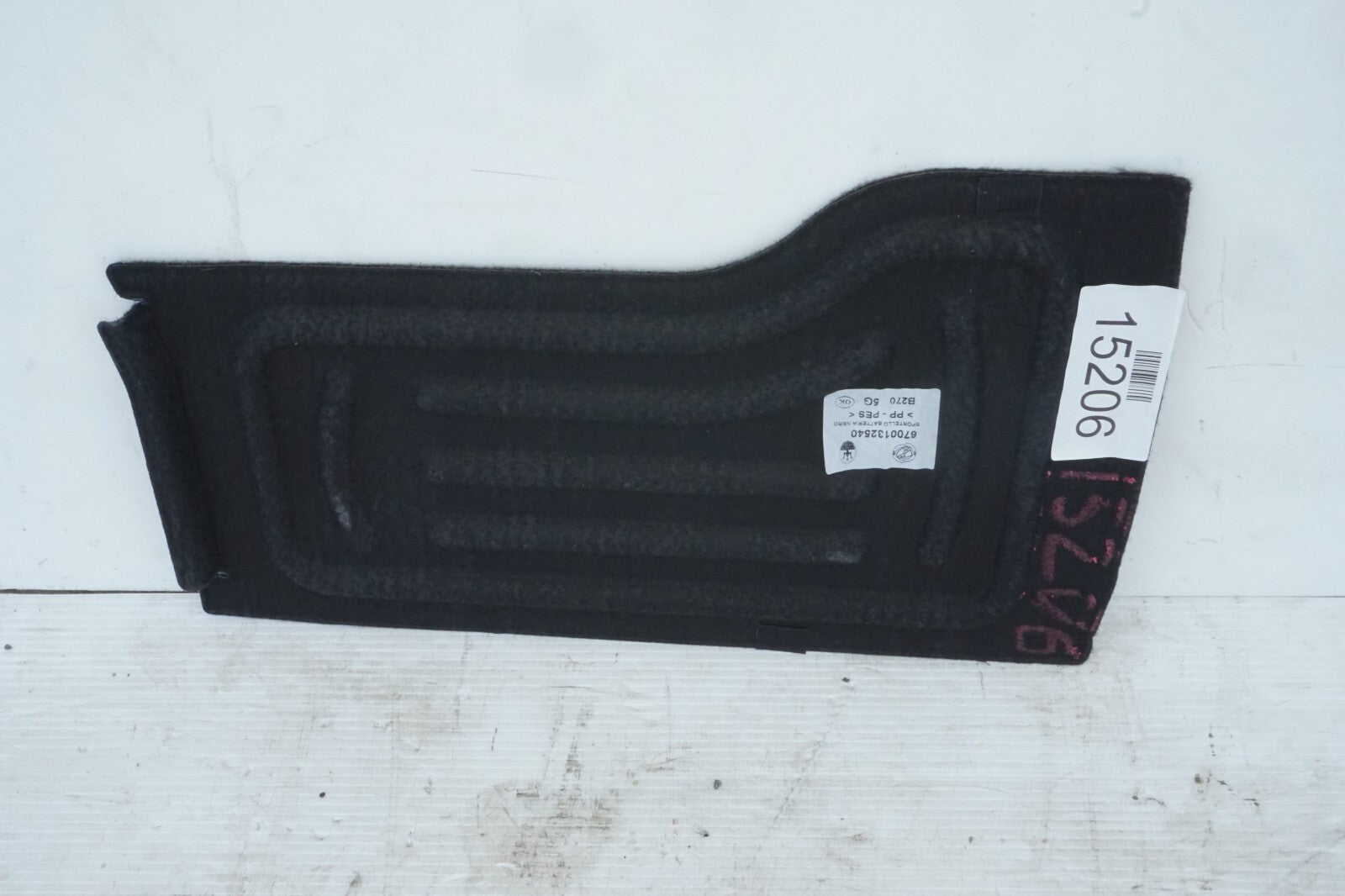 2014-2017 MASERATI QUATTROPORTE TRUNK BATTERY FLOOR CARPET PANEL TRIM COVER OEM
