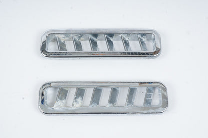 2010 - 20 BENTLEY MULSANNELEFT RIGHT LOWER FOOT A/C HEATER AIR VENT TRIM CHROME