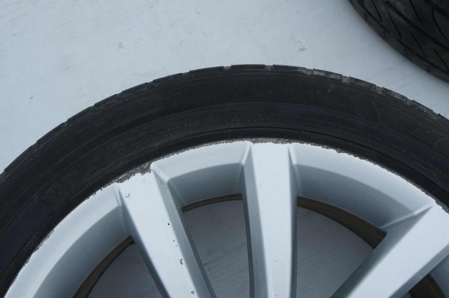 2012 - 2016 VOLKSWAGEN EOS ALLOY WHEEL RIM 7.5Jx17 & TIRE 235/45ZR17 SETOEM