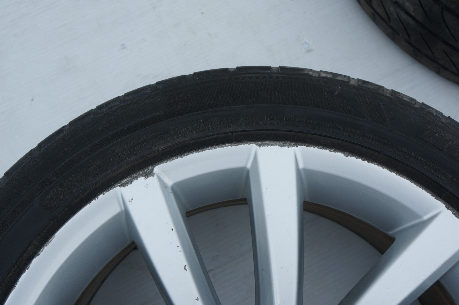 2012 - 2016 VOLKSWAGEN EOS ALLOY WHEEL RIM 7.5Jx17 & TIRE 235/45ZR17 SETOEM