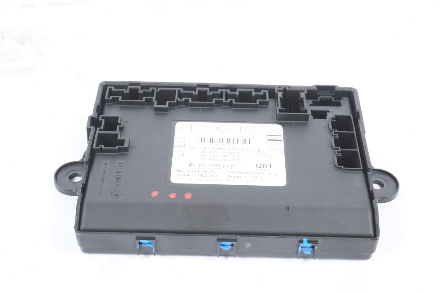 07-13 Mercedes W221 S550 S600 Rear Left Driver Side Door Control Module OEM