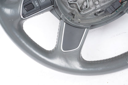 2012-2015 AUDI A6 A7 - 4 SPOKE STEERING WHEEL GRAY OEM