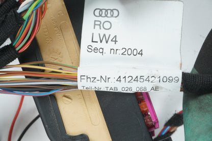 2012 - 2015 AUDI A7 QUATTRO 3.0L DASHBOARD INSTRUMENT PANEL WIRING HARNESS OEM