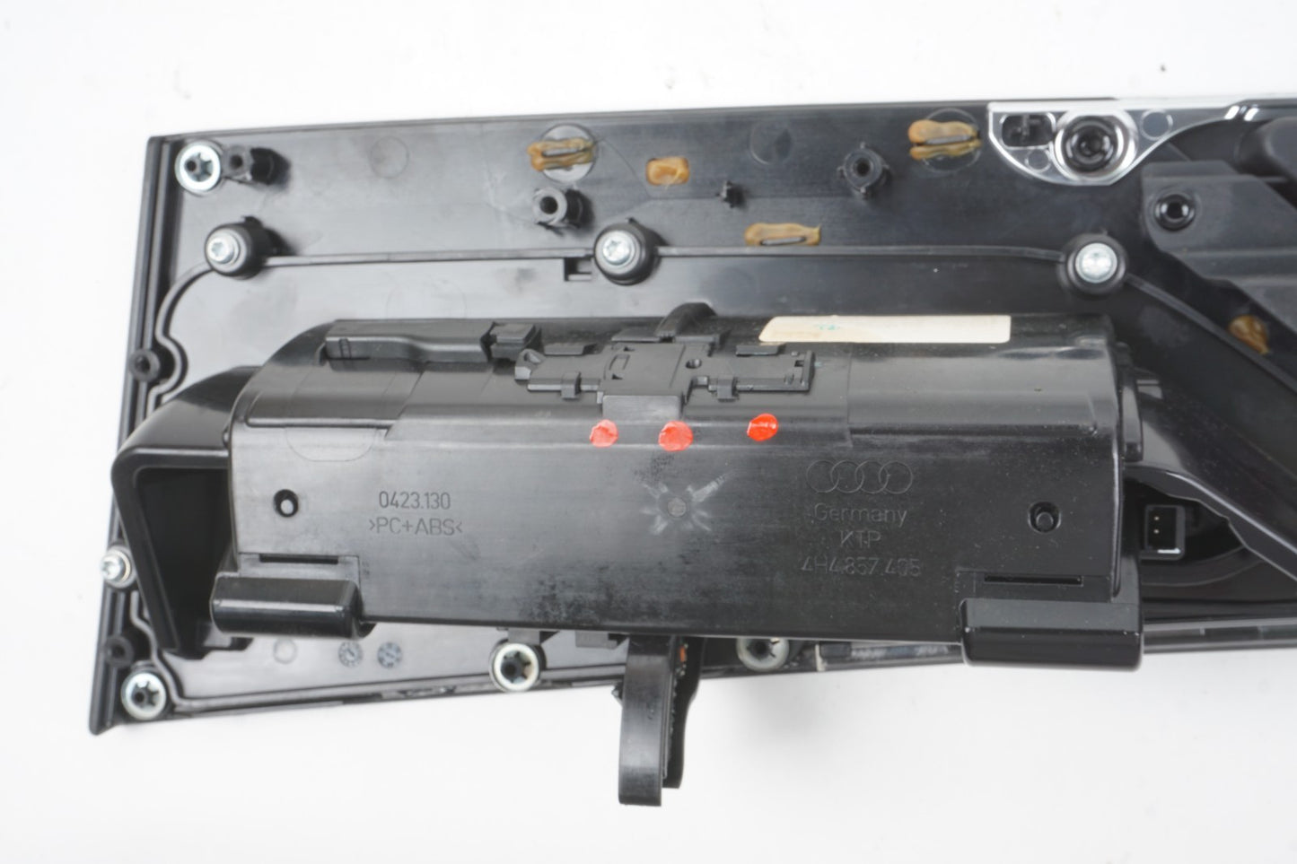 2011-2017 Audi D4 A8 A8L Rear Left Interior Door Handle w/ Trim Panel OEM