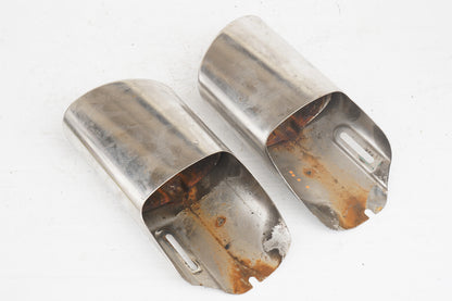 2008 - 2014 MERCEDES C300 W204 EXHAUST TIP LEFT & RIGHT SET OF 2 OEM