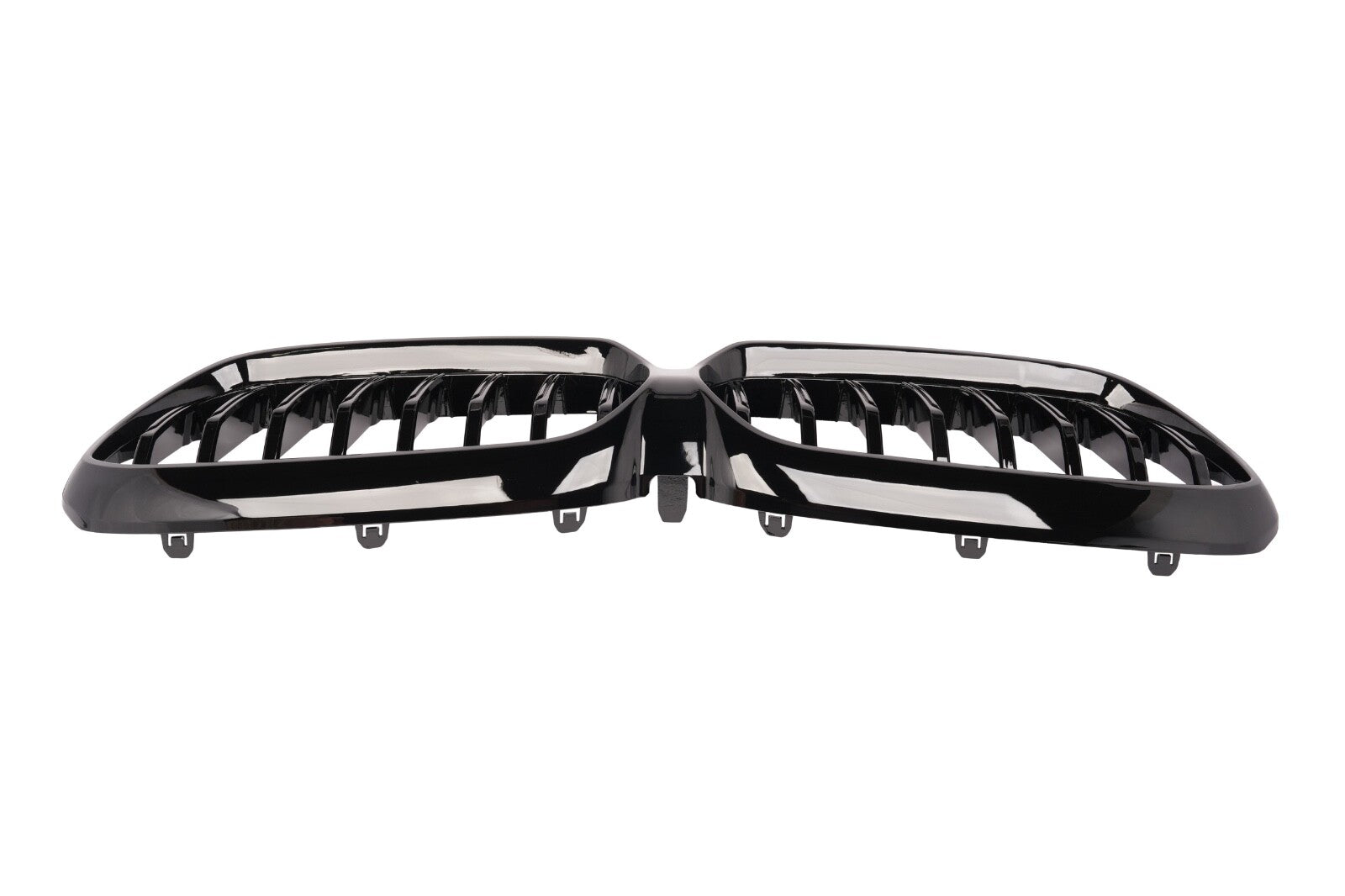 For 2021 2022 BMW G30 G31 LCI Glossy Black Front Kidney Grille Grill - NO CAMERA