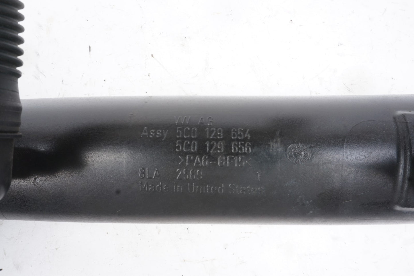 2014-2017 Volkswagen Passat 1.8L Engine Turbo Air Inlet Duct Hose 5C0129654 OEM