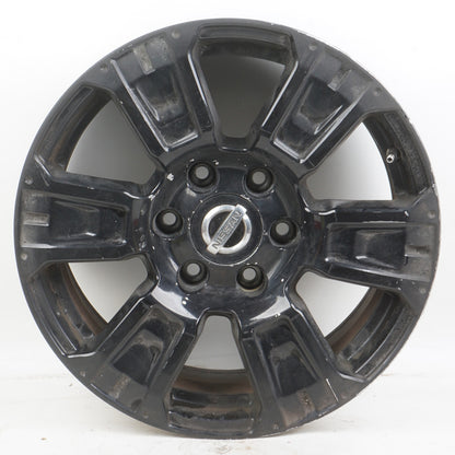 2017 - 2023 Nissan Titan  18" OEM Wheel Rim Black 40300EZ40B
