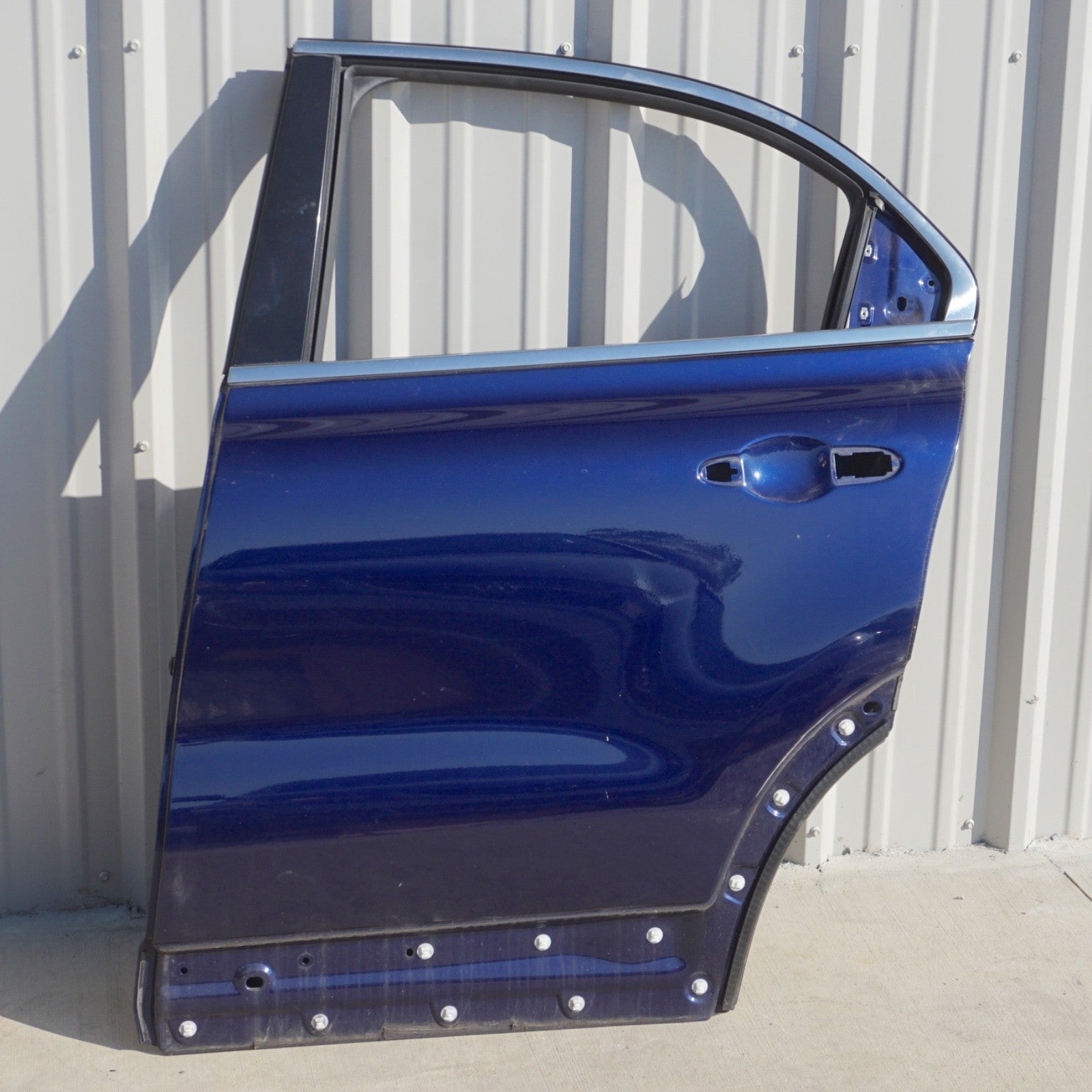 2016 - 2023 Fiat 500X  68329360AA Rear Left Door Shell Blue Color