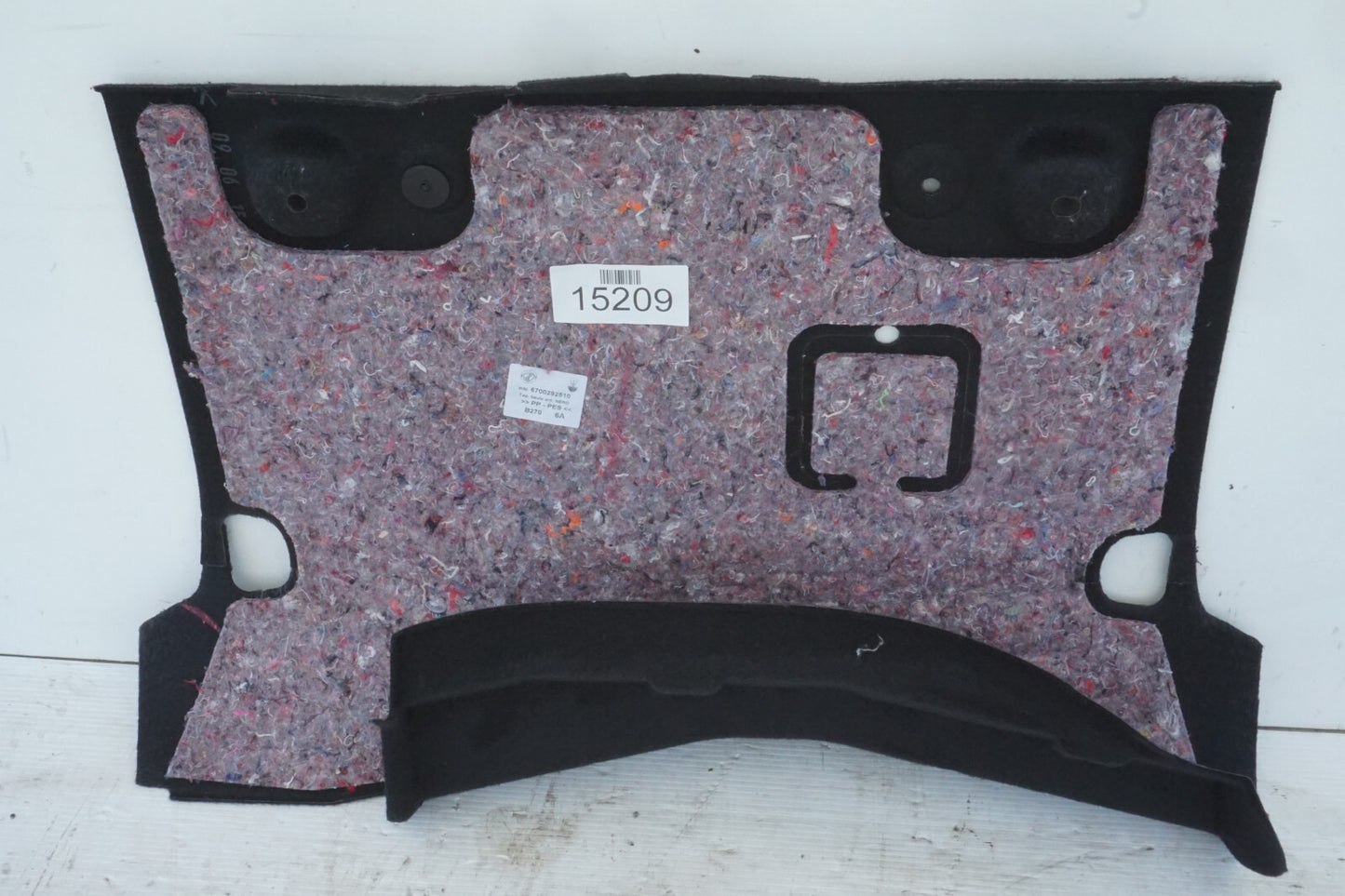 2014-2017 MASERATI QUATTROPORTE TRUNK CARGO FLOOR COMPARTMENT LINER CARPET OEM