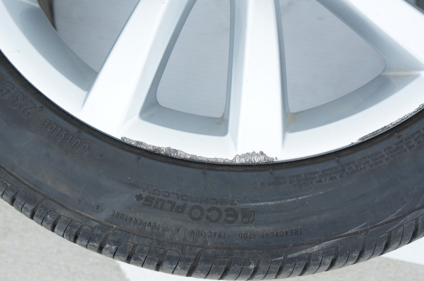 2012 - 2016 VOLKSWAGEN EOS ALLOY WHEEL RIM 7.5Jx17 & TIRE 235/45ZR17 SETOEM