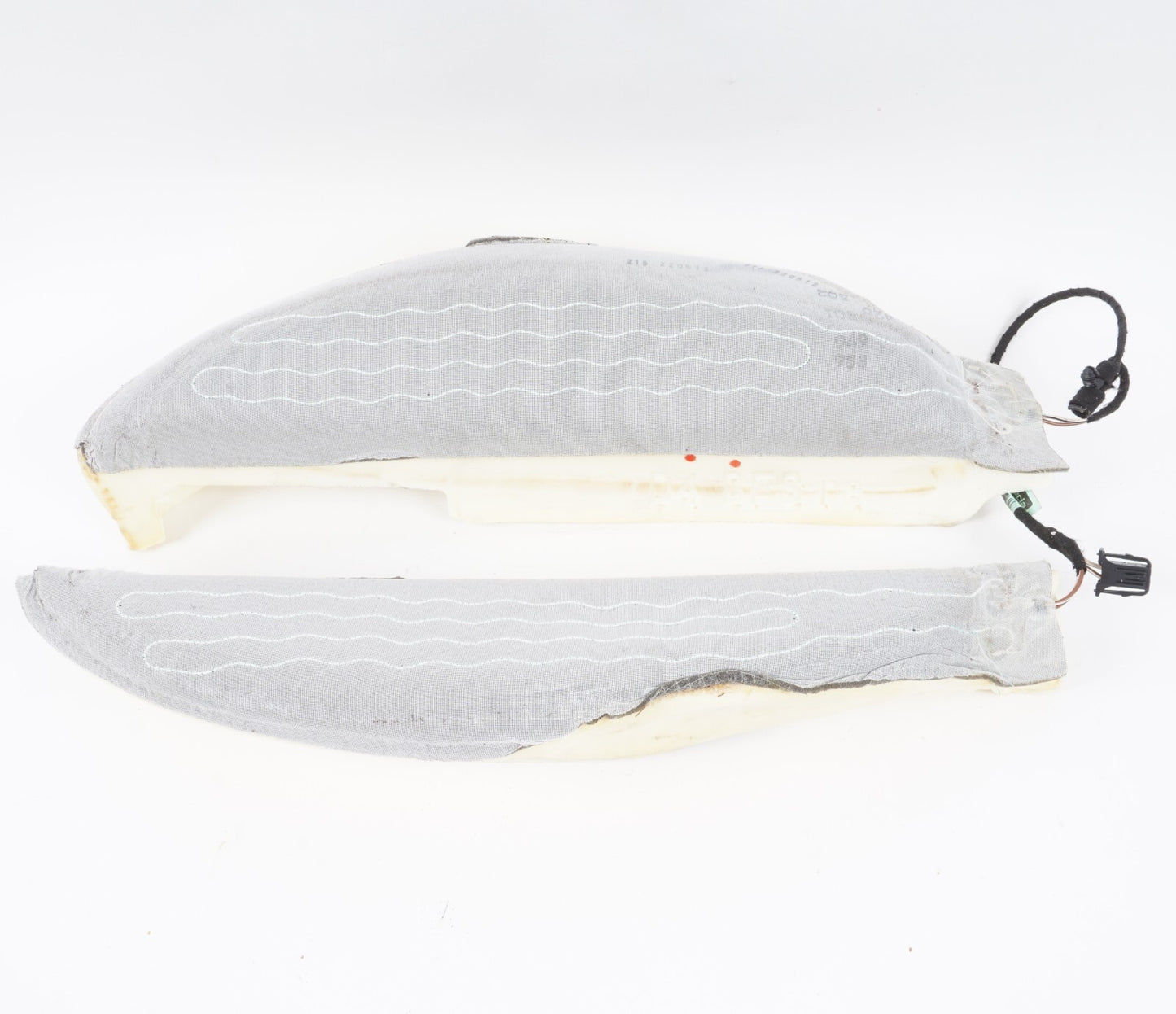 11-17 AUDI A8 A8L FRONT RIGHT PASSENGER SEAT BOLSTER PADS SET OF 2  OEM