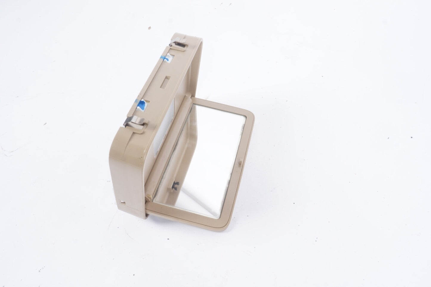 07-13 Mercedes W221 S400 S550 Rear Overhead Vanity Mirror Beige 2218101817 OEM