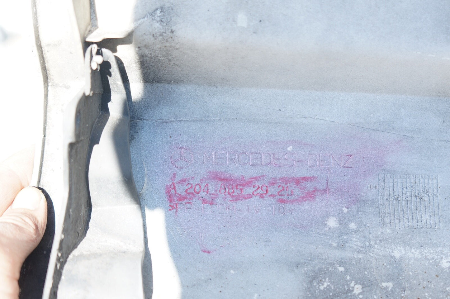 08-11 MERCEDES W204 A204 C300 C350 204 REAR BUMPER COVER 2048852925 OEM