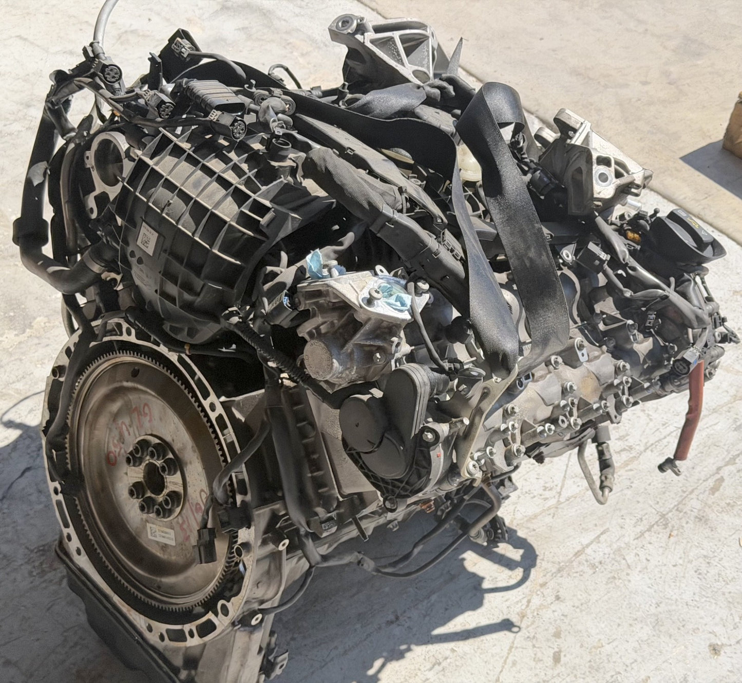 11-19 Mercedes W222 S550 GLE550 GL550 M278 RWD 4.6L V8 Engine Motor TESTED 131K