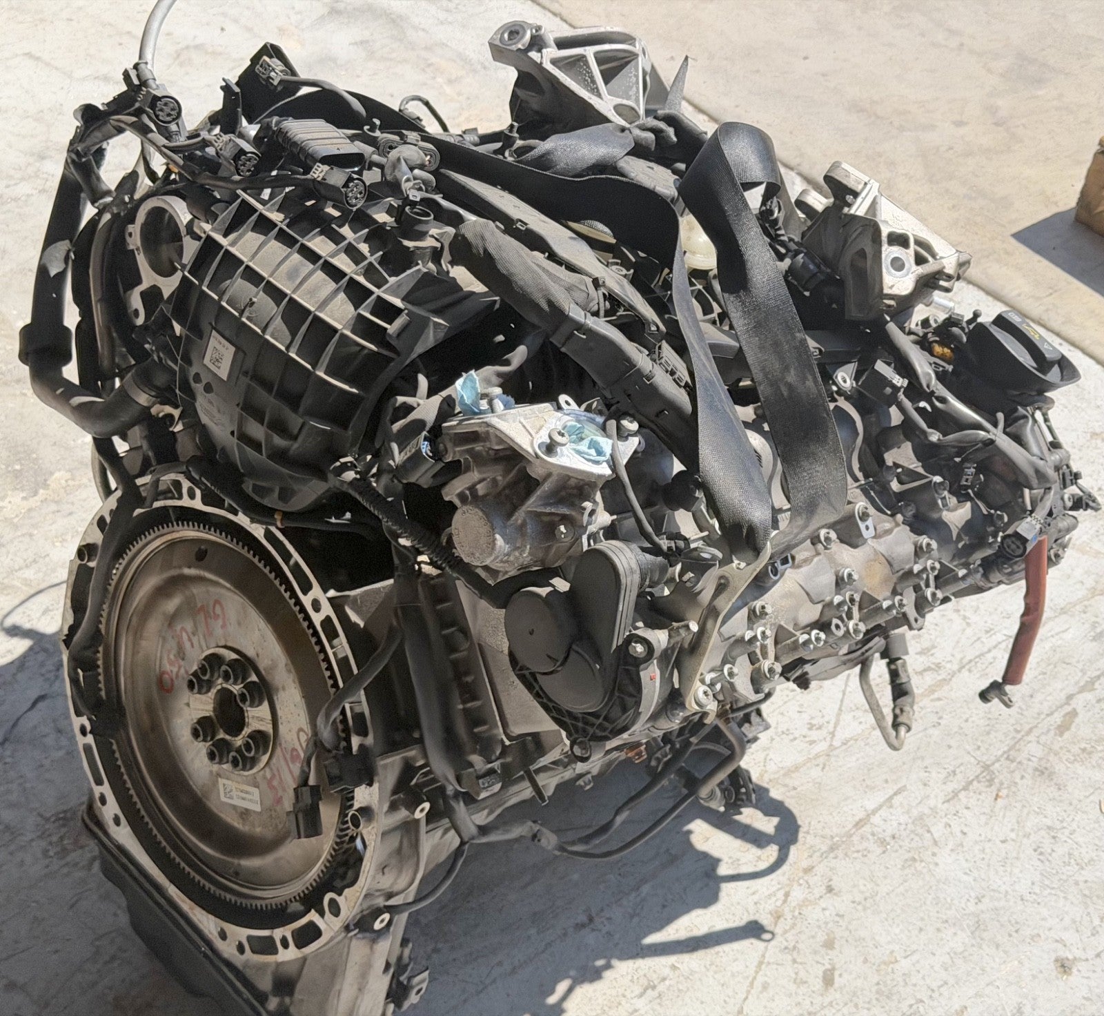 11-19 Mercedes W222 S550 GLE550 GL550 M278 RWD 4.6L V8 Engine Motor TESTED 131K