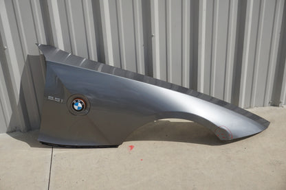 03-08 BMW E85 Z4 FRONT RIGHT FENDER SHELL COVER PANEL STERLING GRAY OEM