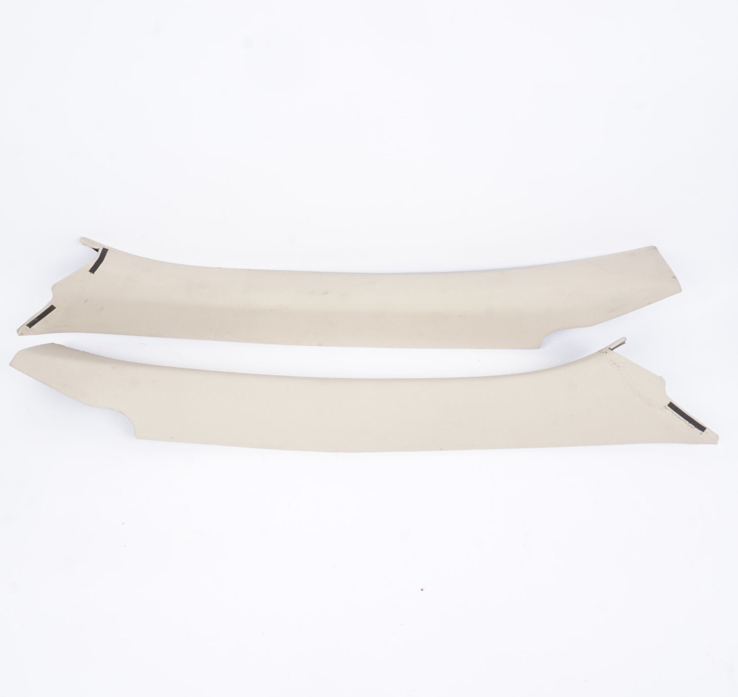14-17 MERCEDES W207 E400 E350 COUPE FRONT RIGHT LEFT TRIM A PILLAR OEM BEIGE