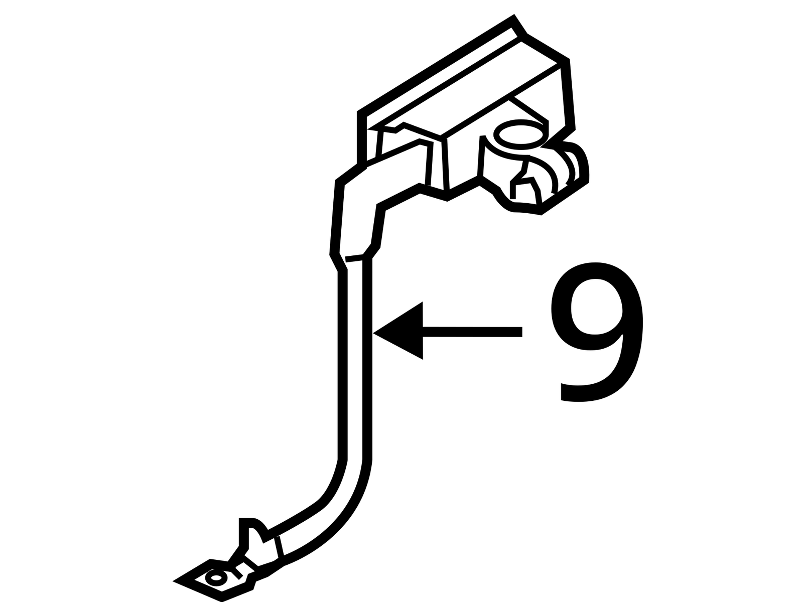 2012 - 2018 Audi A8 A8l S8 3.0l 4.0l Negative Battery Cable Terminal OEM