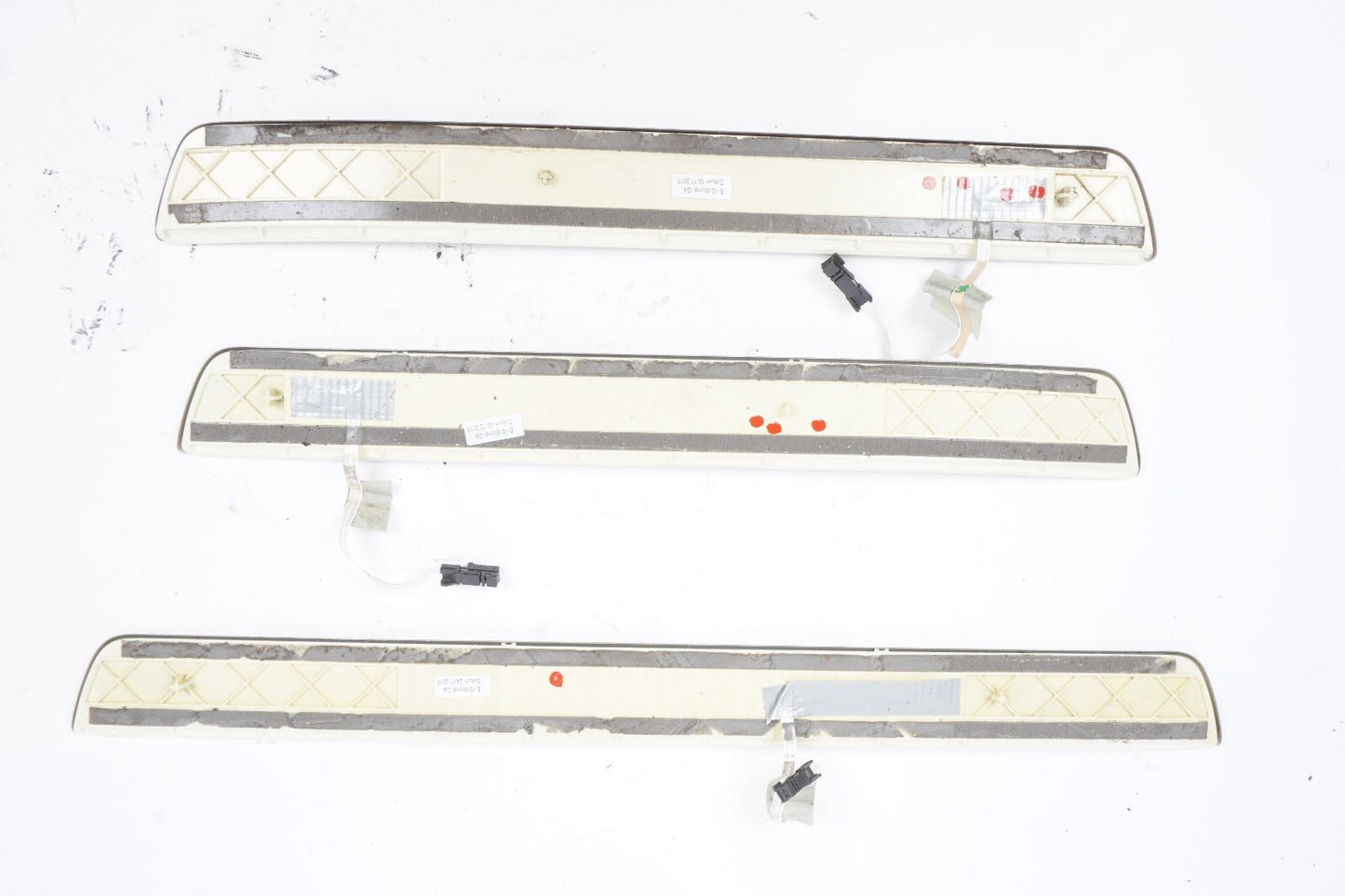 14-20 Mercedes S550 W222 Illuminated Door Step Sill Panel Set of 3 OEM