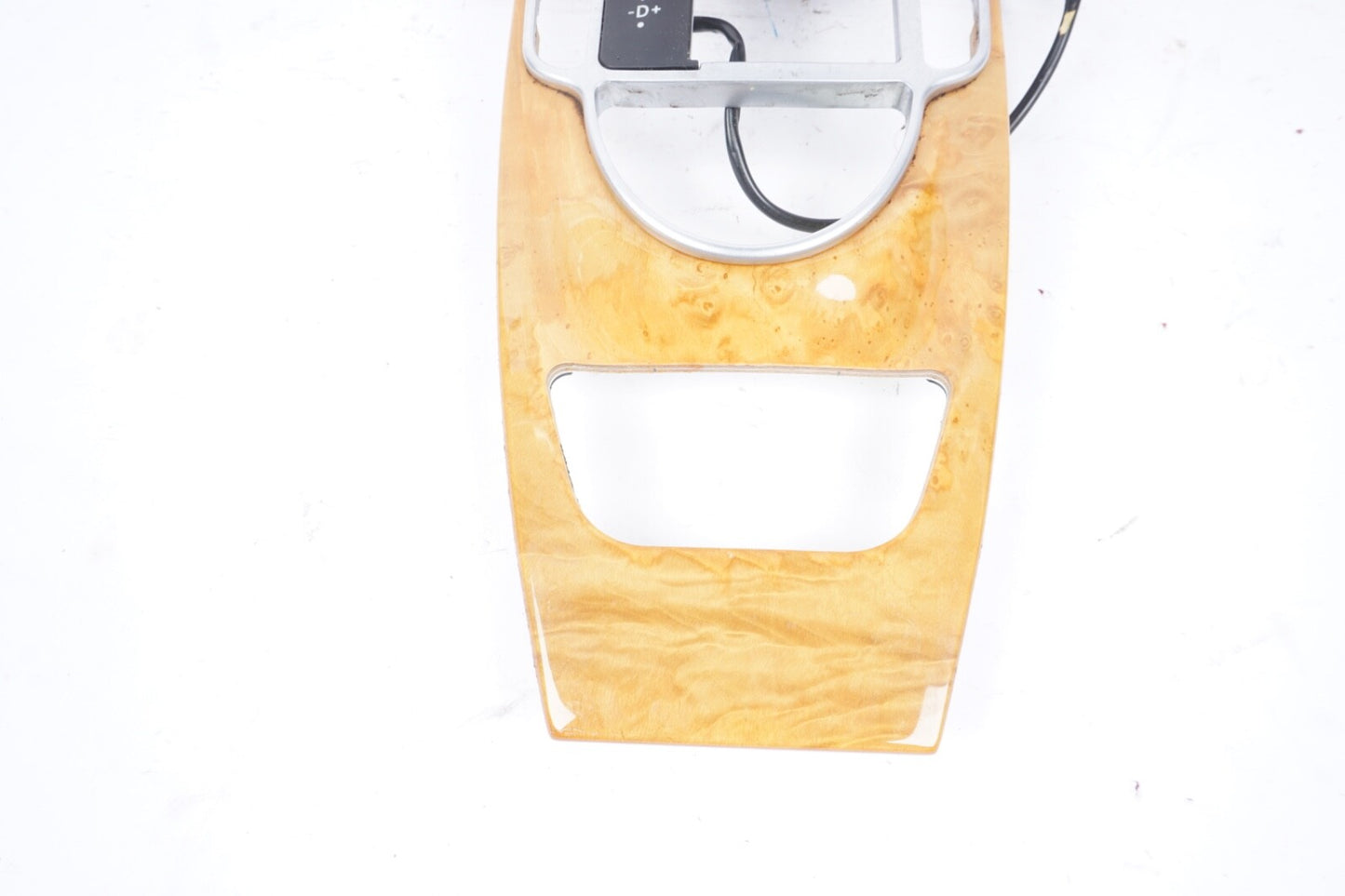 05-12 Mercedes R230 SL550 SL500 Center Console Trim Bezel Chestnut Wood OEM