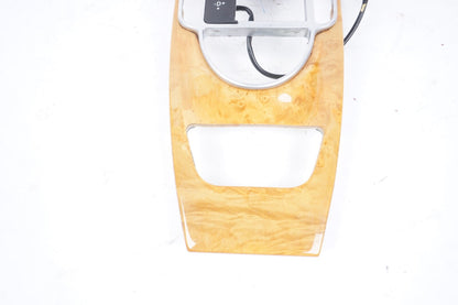 05-12 Mercedes R230 SL550 SL500 Center Console Trim Bezel Chestnut Wood OEM