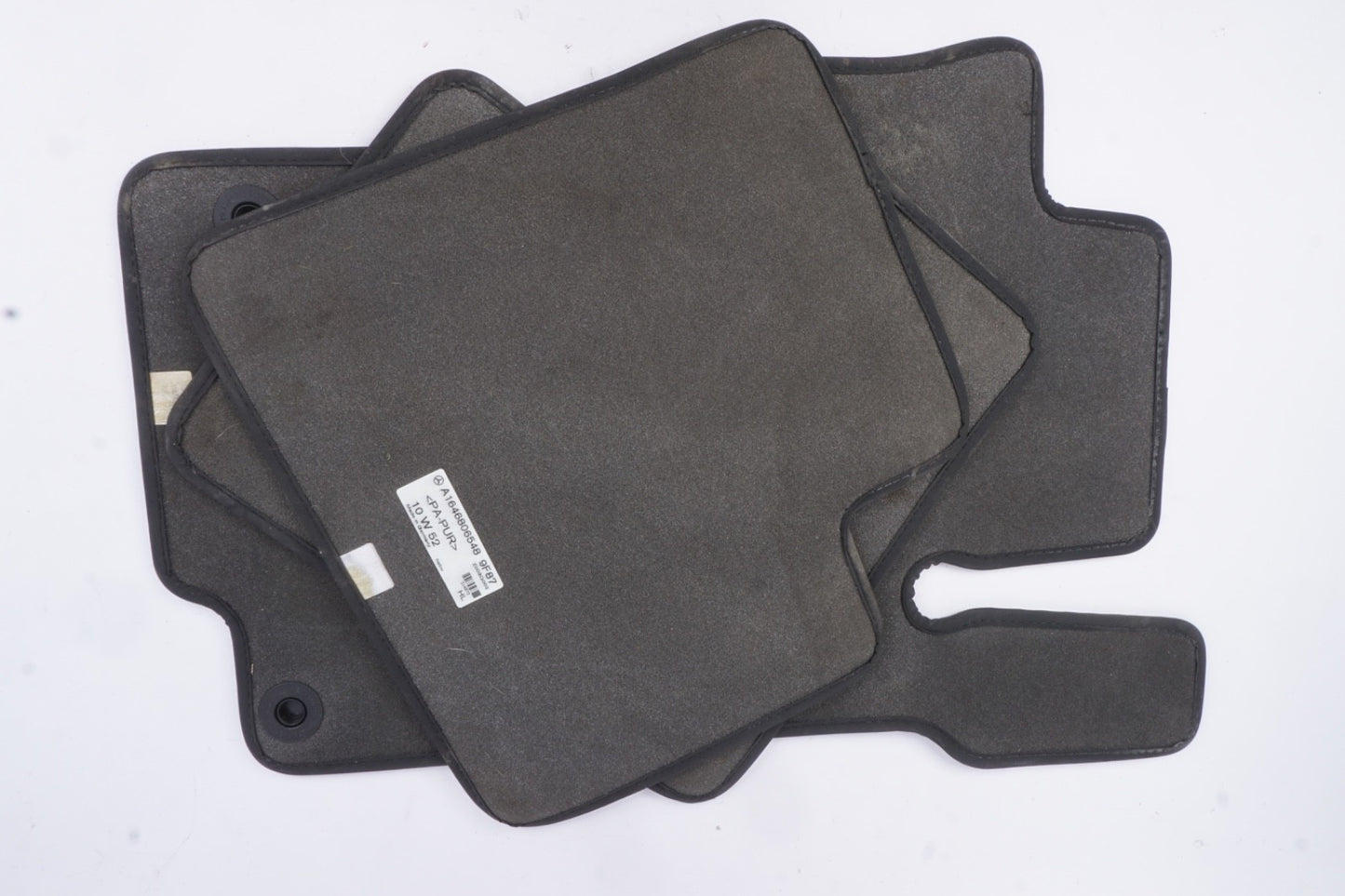 06-11 MERCEDES ML320 ML350 ML500 GL350 GL450 GL550 REAR BLACK FLOOR MATS RUGS