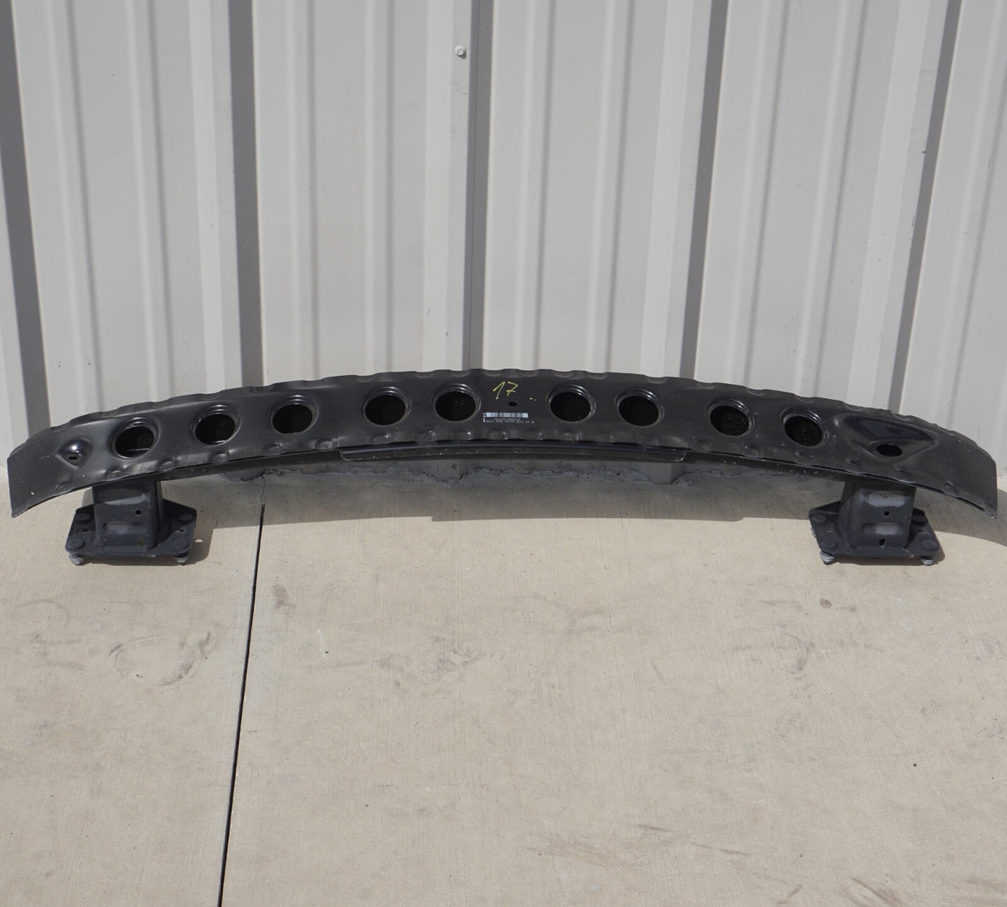 10-17 Mercedes W204 C250 E350 Rear Bumper Reinforcement Impact Crash Bar OEM