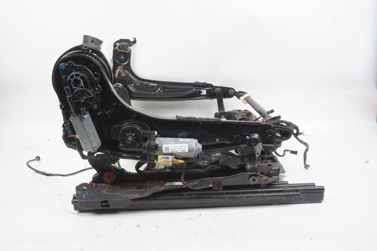 2012-2018 BMW 650i 640i F13 FRONT RIGHT SIDE SEAT LOWER TRACK FRAME & MOTORS OEM