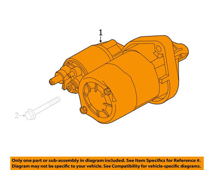 2015 - 2018 Ford Focus 1.0L  Car Starter Motor Solenoid OEM