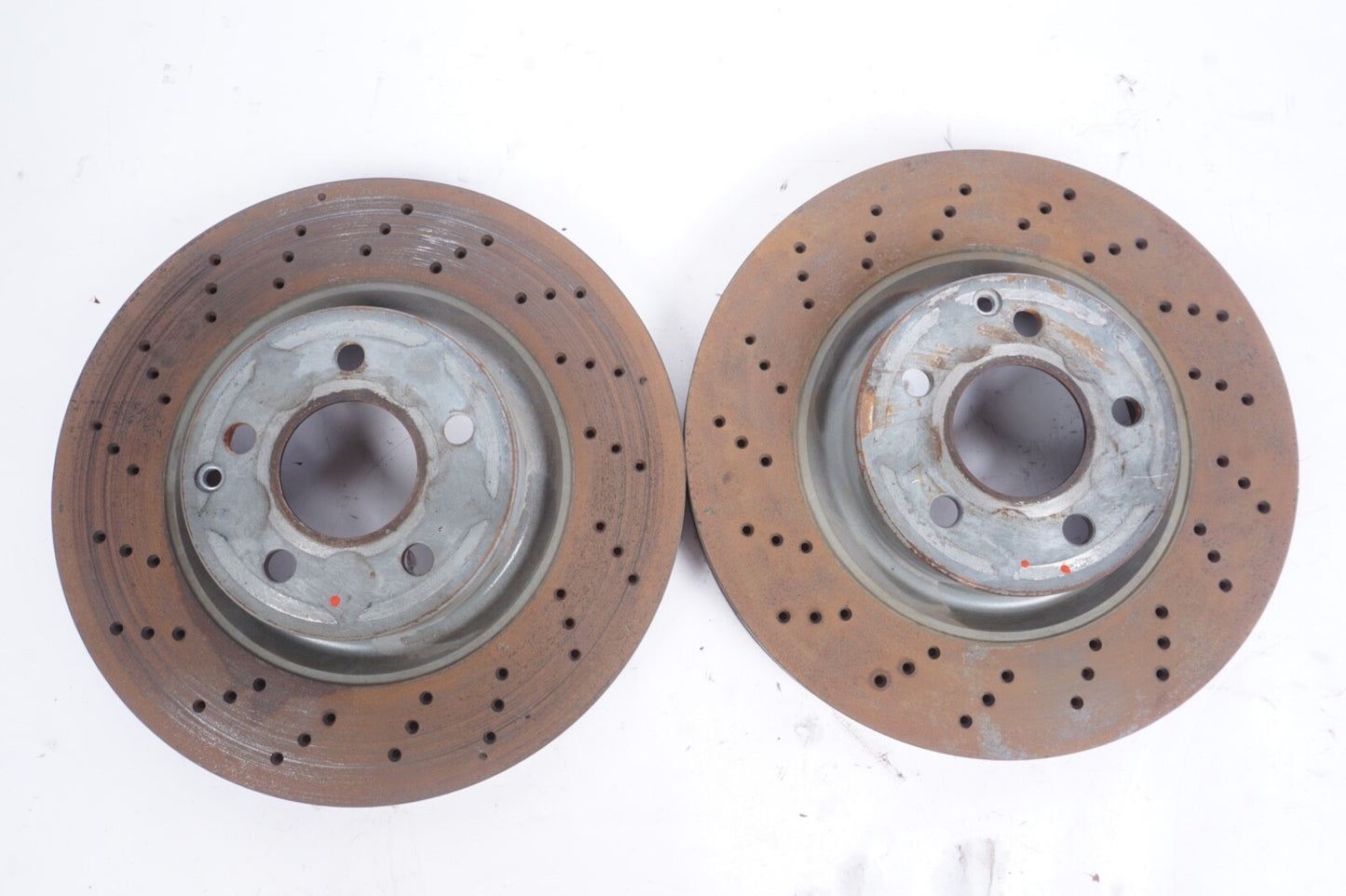 03-06 Mercedes R230 SL500 SL600 Front Left & Right Brake Rotors Disc OEM