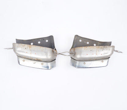 09-15 BMW F01 F02 750i 750Li Rear Right & Left Side Exhaust Muffler Tip Set OEM
