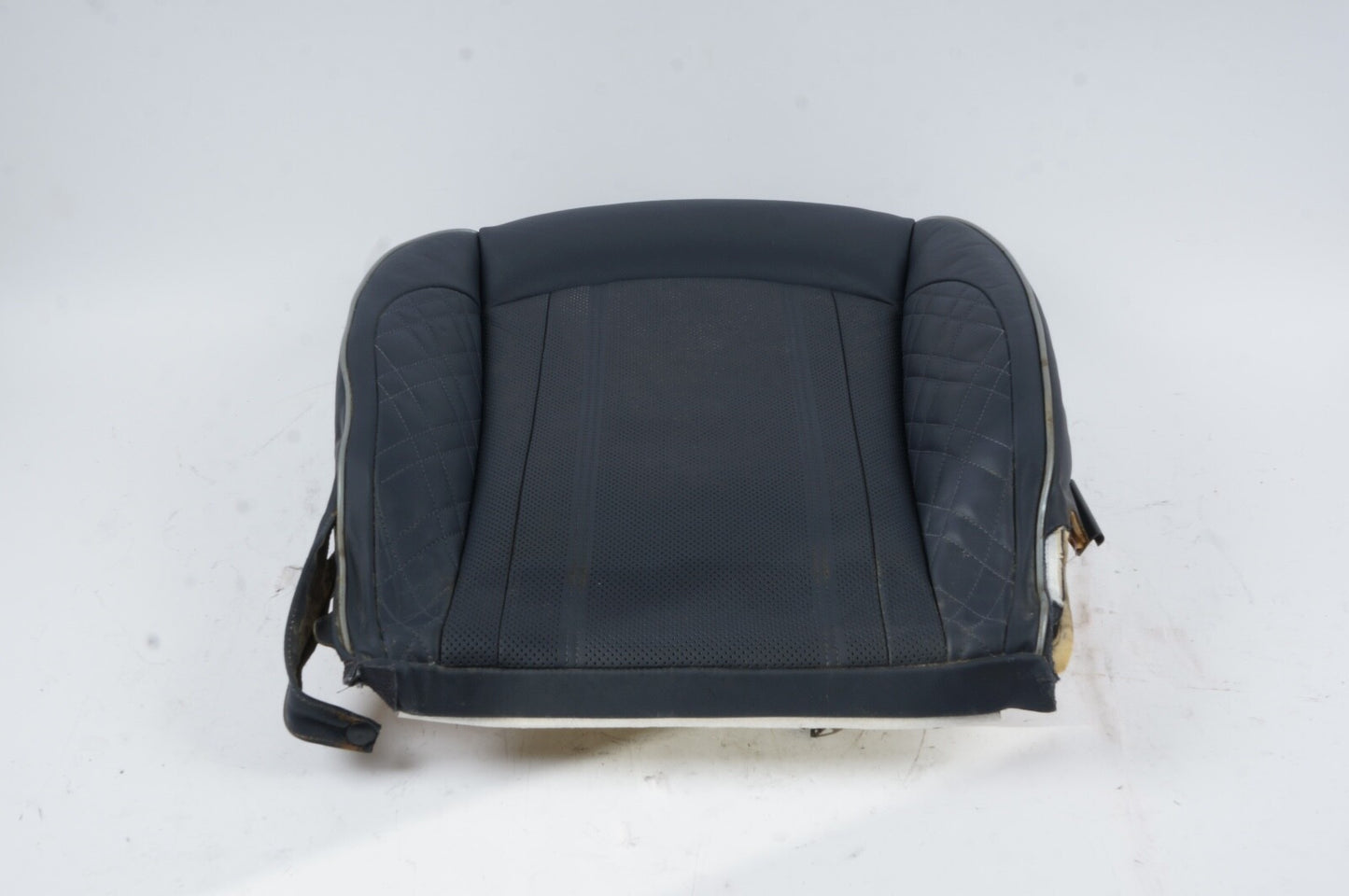 11-20 BENTLEY MULSANNE FRONT RIGHT SIDE SEAT LEATHER BUTTOM CUSHION BLUE