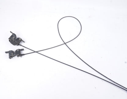 03-08 Mercedes R230 SL500 SL550 SL600 SL55 Lower Hood Lock Latch Set + Cable OEM