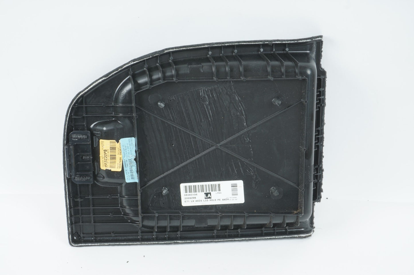 2008 - 2013 BMW X6 LEFT REAR TRUNK STORAGE COMPARTMENT LID COVER DOOR  OEM