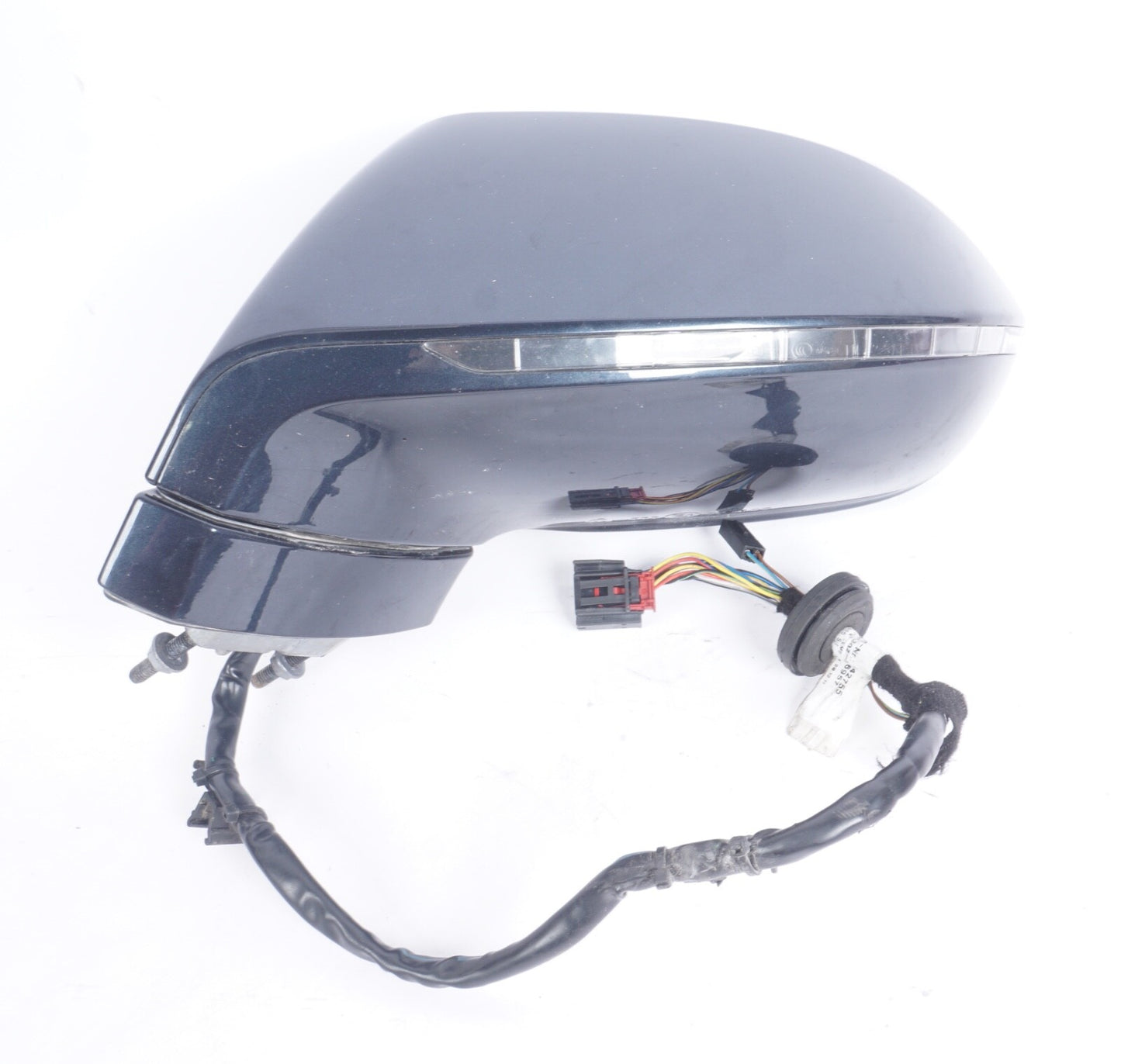 2012-2018 AUDI A7 S7  LEFT DRIVER SIDE DOOR REAR VIEW MIRROR BLUE OEM
