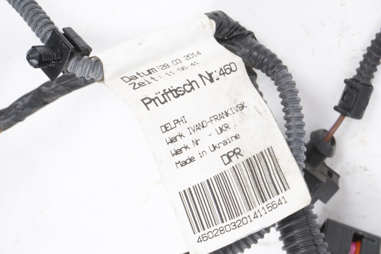 2011 - 2014 PORSCHE CAYENNE OEM FRONT FRAME WIRING HARNESS 7P5971073B