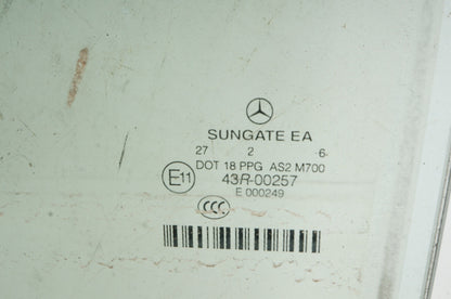 2007-2013 OEM Mercedes W221 S550 Rear Left Passenger Side Door Window Glass