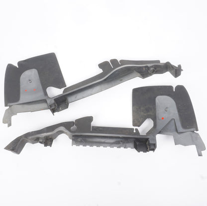 2005-2011 Audi A6 4.2L Radiator Air Duct Guide Channel  Set Of 2 OEM