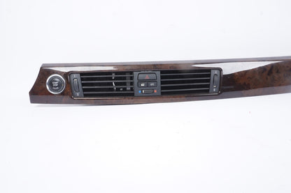 2007-2013 BMW 335I E92 E93 DASHBOARD CENTER AIR VENT W/ MOLDING & SWITCHES OEM