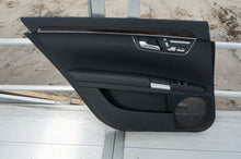 10-13 MERCEDES W221 S550 REAR LEFT DRIVER SIDE DOOR PANEL TRIM OEM