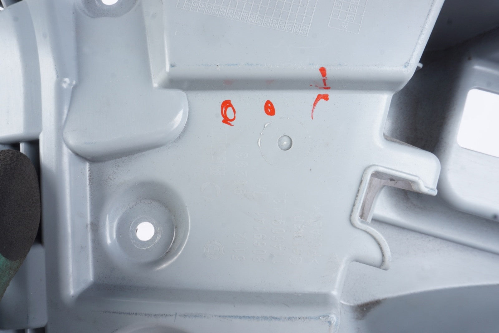 2018 - 2022 BMW X2 F39 Rear Left Bumper Guide Support Bracket OEM