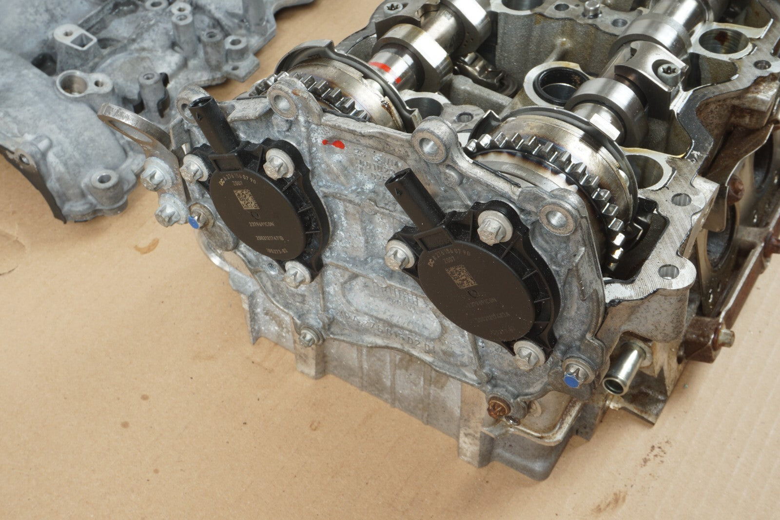 2018-2020 MERCEDES SL450 ENGINE CYLINDER HEAD & VALVE COVER LEFT DRIVER SIDE OEM