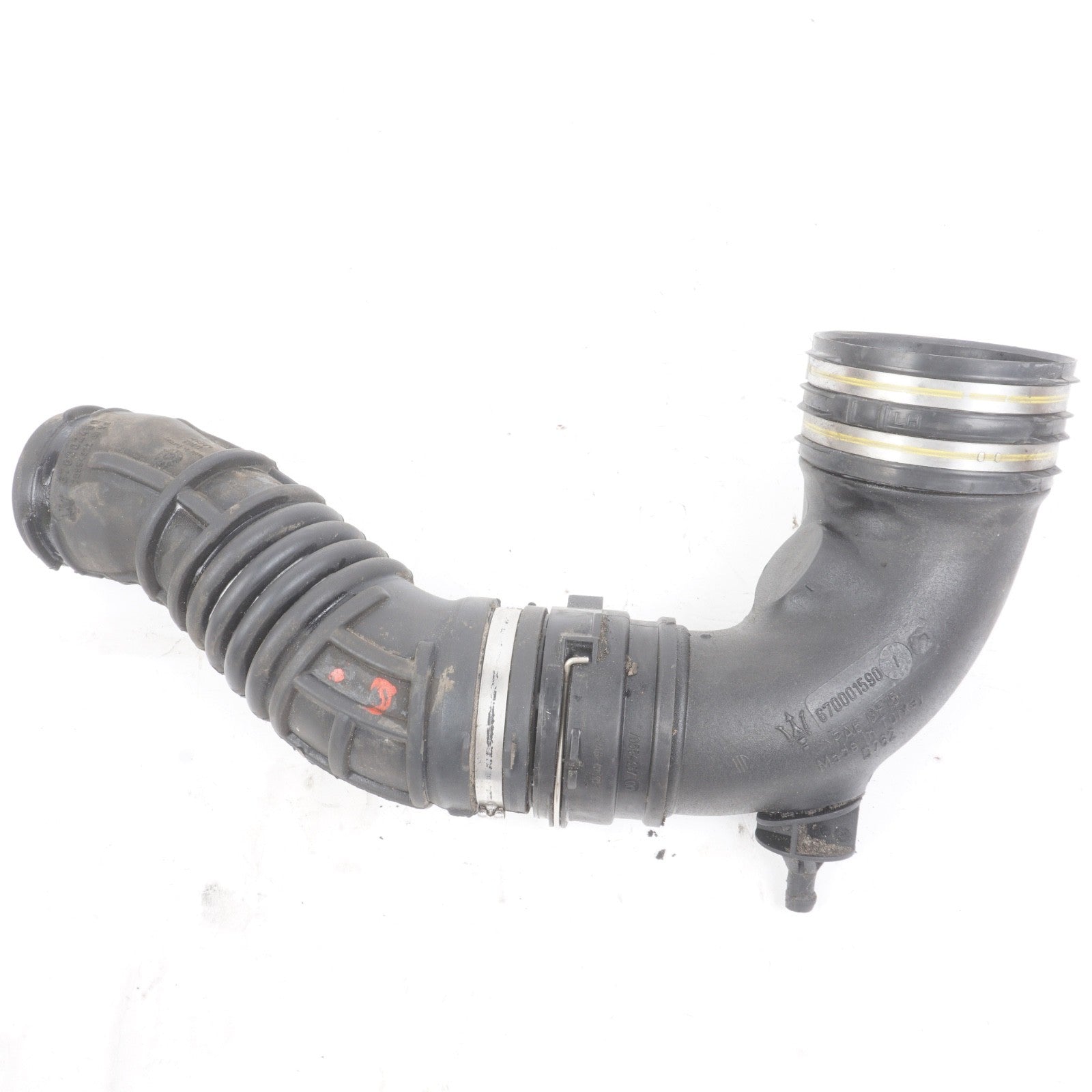 2014 - 2017 Maserati Ghibli Right Air Intake Inlet Resonator Sleeve Hose Tube