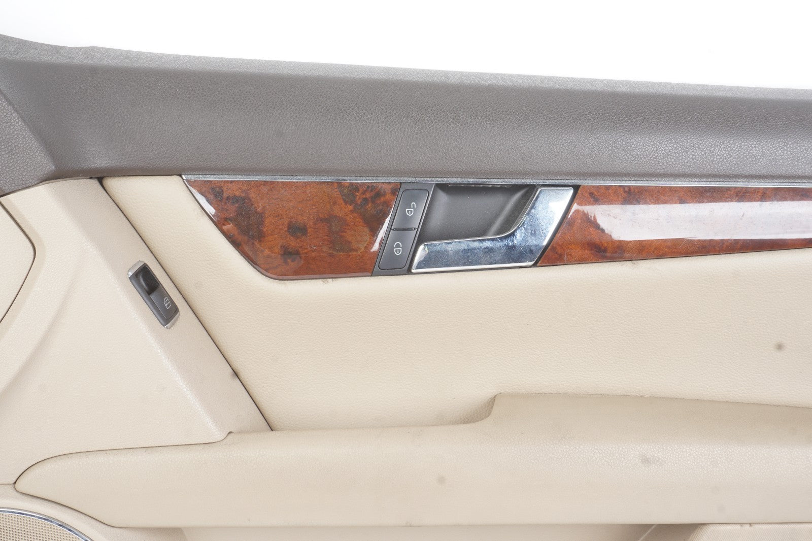 08-14 Mercedes-Benz C300 Sedan Front Right Passenger Door Panel Trim OEM