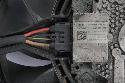2011 2012 Audi A8 D4 4.2L Engine Cooling Fan & Shroud  OEM